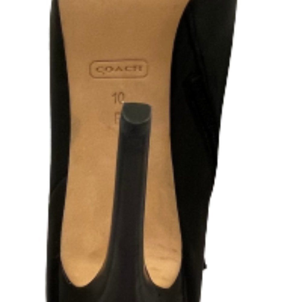 Coach Black Leather Delilah Booties size 10 - Picture 12 of 14